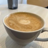 coffee at Bagels Lepu in Mexico City