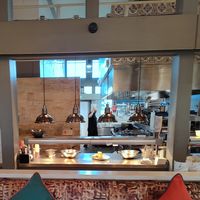 Open plan style dining area at The Oyster Catcher in Rhosneigr