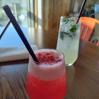 Cherry Bakewell & Mojito cocktails at The Oyster Catcher in Rhosneigr
