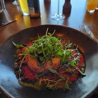 Cauliflower Kiev at The Oyster Catcher in Rhosneigr
