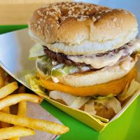 Big Zac combo💥  at Plant Power Fast Food in Hollywood