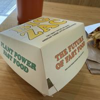 Big Zac  at Plant Power Fast Food in Hollywood