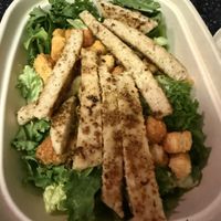 Chick’n Caesar Salad  at Plant Power Fast Food in Hollywood