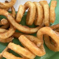 Curly fries  at Plant Power Fast Food in Hollywood