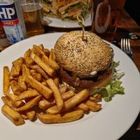 Kelsington burger at Gastropub Soho in Tampere