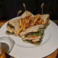 Vegan club sandwich at Gastropub Soho in Tampere