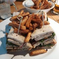 Vegan club sandwich at Gastropub Soho in Tampere