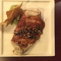 Veggie burrito with salsa roja  at Resto Bar Lolita in Mont-tremblant