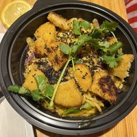 Impossible orange chicken bowl  at Noodles & Company in Lancaster