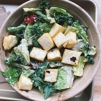 Kale Caesar w/ Tofu  at elephant + vine  in Evanston