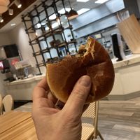 Vegan burger  at elephant + vine  in Evanston