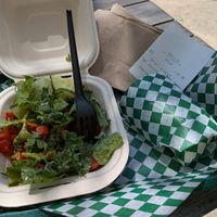 Side salad + elewrap at elephant + vine  in Evanston