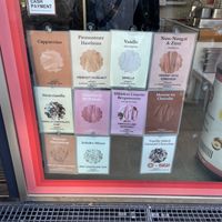 Some flavours (not all)   at Eisbrunnen - Vegan Ice Cream in Munich