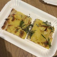 potato rosemary pizzaa  at La Prezzemolina in Rome