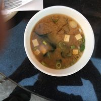 Miso soup at Soho in Newcastle Upon Tyne