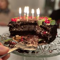 Otroligt god oreotårta at Maria Therese - Ett litet bageri in Vasteras