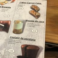 Menú vegano  at Somewhere in Sant Cugat Del Valles