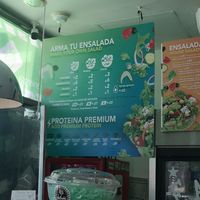 Salad Menu at Saladé in Playa Del Carmen