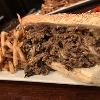 Vegan Cheesesteak at Good Dog Bar in Philadelphia