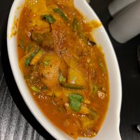 Chili Garlic with veggies. Amazing!! Don’t miss out!! at Taste of India in Isle Of Skye