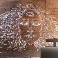 Drawing inside  at Malagua in Puerto Escondido