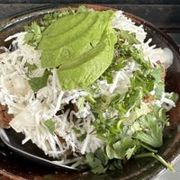 Chilaquiles   at Mandragora Vegan in Mexico City