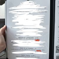 Taco menu  at The Hoppy Gnome in Fort Wayne