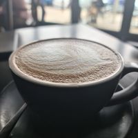 Almond milk at Edge in Geelong