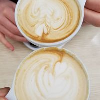 Soy flat whites at Exchange in Adelaide