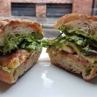 Vegetarian sandwich at Exchange in Adelaide