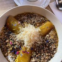 Porridge oats are under that awesome layer of seeds. July 2024    at Exchange in Adelaide