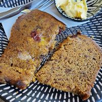 Banana bread at The Corner Boutique Coffee Bar in Gisborne