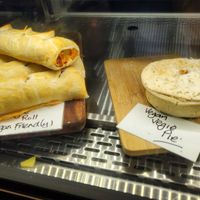 Savory foods at The Corner Boutique Coffee Bar in Gisborne