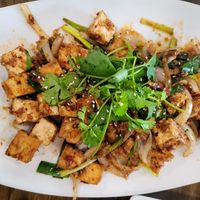 Lemongrass tofu at Sunflower in Austin