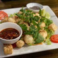 Crispy tofu at Sunflower in Austin