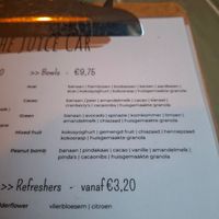 Bowls at The Juice Car in Den Burg