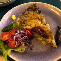 Vegane Quiche  at Cafe Lozzi in Munich