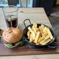Vegan Kebab burger   at Cafe Lemon in North London