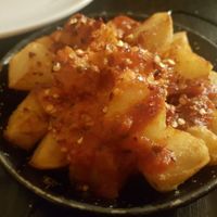 Patatas com mojo rojo (vg) #Veganuary at Gussto Tapas Bar in Durham