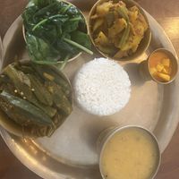 Vegan platter  at Momo Valley in Beacon