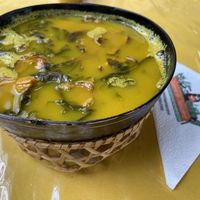 Tacacá vegano, com cogumelos .  at Sabores da Amazônia in Balneario Camboriu
