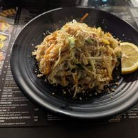 Pad Thai - made vegan (no shrimp) at Poke Ramen in Brescia