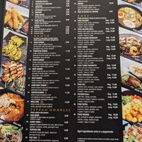 Menu at Poke Ramen in Brescia