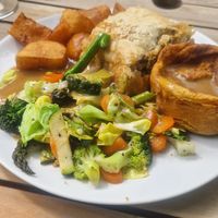 Nut roast at E3 Vegan in East London