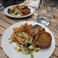 Sunday roast, too salty at E3 Vegan in East London
