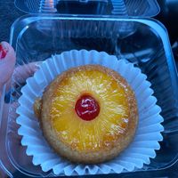 GF Vegan pineapple upside down cake at Haven On Earth Bakery & Deli in Reno