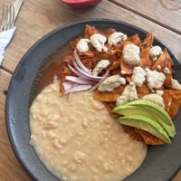 Vegan chilaquiles   at Northswell Sabor Natural in Sayulita