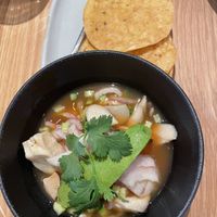 Ceviche with mushrooms  at Wildseed  in Palo Alto