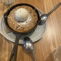 Warm chocolate chip flaxseed cookie  at Wildseed  in Palo Alto