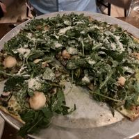 Green forest flatbread   at Wildseed  in Palo Alto